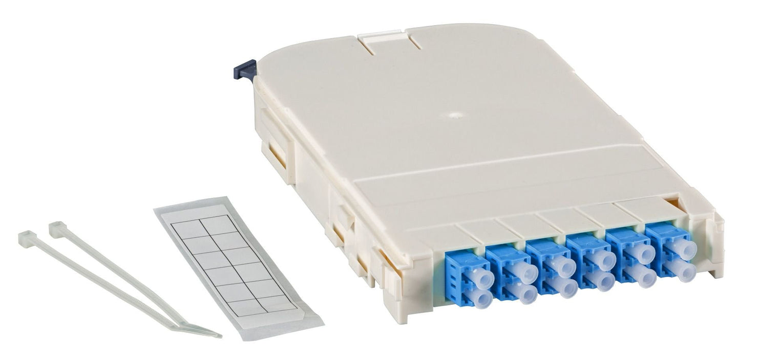 Efb Ftth Moduleinschub Fr Ftth-Bgt,12 Port Lc Mit Os2 Keramik Kupplungen