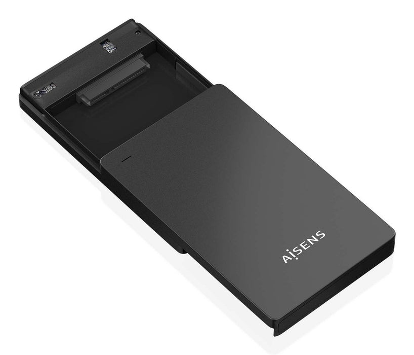 EAN 8435739901199 - AISENS ASE-2542B caja para disco duro externo Caja de disco duro (HDD) Negro 2.5" imagen 3