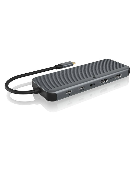 EAN 4250078173519 - ICY BOX IB-DK4060-CPD Alámbrico USB 3.2 Gen 1 (3.1 Gen 1) Type-C Negro, Gris imagen 2