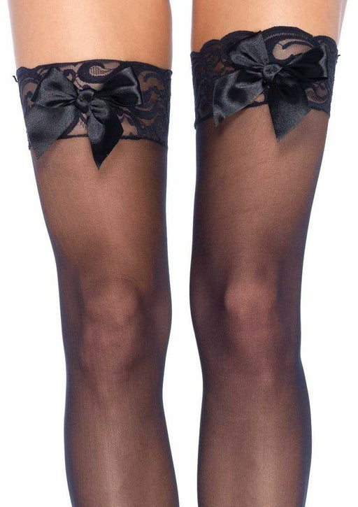 EAN 0714718003351 - Leg Avenue 1912_00122 pantis y media Negro imagen 2