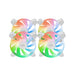 EAN 8435693114147 - Mars Gaming MF-4A Carcasa del ordenador Ventilador 12 cm Blanco 4 pieza(s) imagen 2
