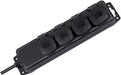 EAN 4007123575930 - Brennenstuhl 1159960 limitador de tensión Negro 4 salidas AC 230 V 2 m imagen 1