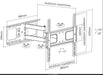 EAN 4015867198926 - Equip 650315 soporte para TV 139,7 cm (55") Negro imagen 4