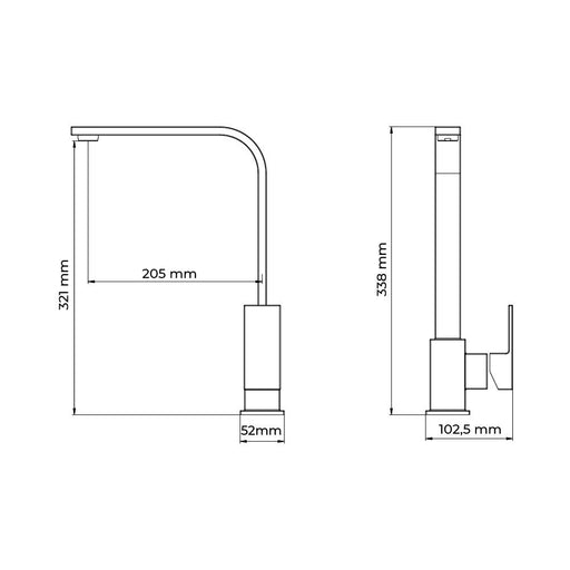 EAN 8425998011944 - EDM 01194 grifo Cromo imagen 2