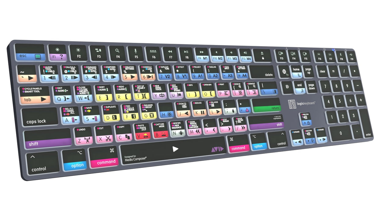 EAN 5707795022235 - Logickeyboard LKB-MCOMP-TM teclado Oficina Bluetooth QWERTY Francés Gris, Titanio imagen 3