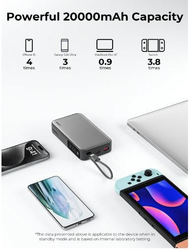 EAN 689323787944 - AUKEY PB-Y48 batería externa Litio 10000 mAh Gris imagen 4