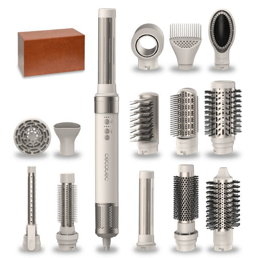 EAN 8435484002523 - Cecotec Bamba CeramicCare 14in1 Herramienta de peinado con múltiples accesorios Champán 1400 W 1,8 m imagen 1