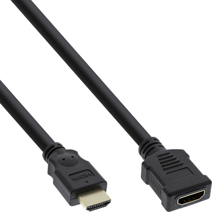 Cable Inline Hdmi Cable De Macho A Hembra Negro 5m