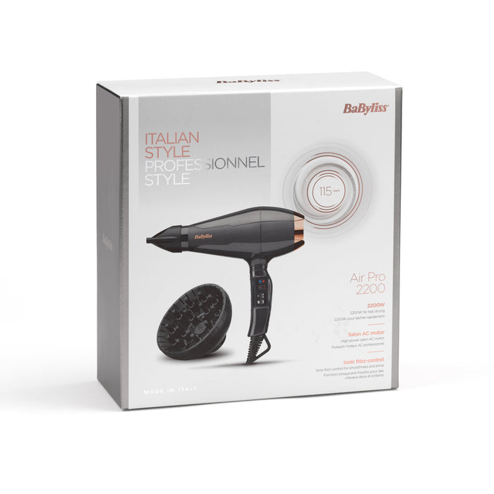 EAN 3030050175691 - BaByliss 6719DE secador 2200 W Negro imagen 12