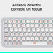 EAN 5099206127456 - Logitech 920-013069 teclado Universal Bluetooth QWERTY Español Blanco imagen 17