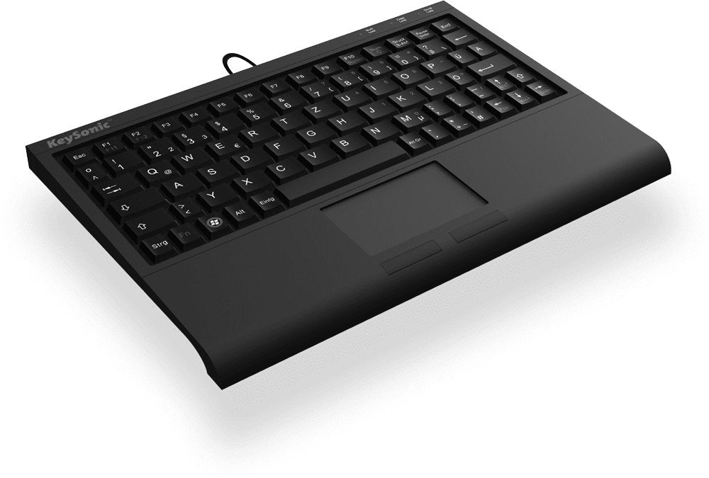 EAN 4250078166986 - KeySonic ACK-3410 (DE) teclado Oficina USB QWERTZ Alemán Negro imagen 1