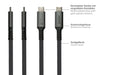 EAN 4014619881420 - Alcasa 2240-CCT005A cable USB USB 2.0 0,5 m USB C 240 W Negro imagen 3