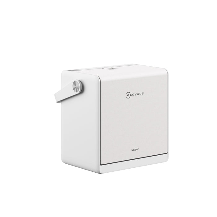 Ecovacs Winbot W2s Pro Omni Window Cleaning Robot,Auto Spray,Smart Path Planning,White+Portable Station