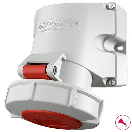 Mennekes Toma De Corriente 9182 ** 32a5p Twincontact