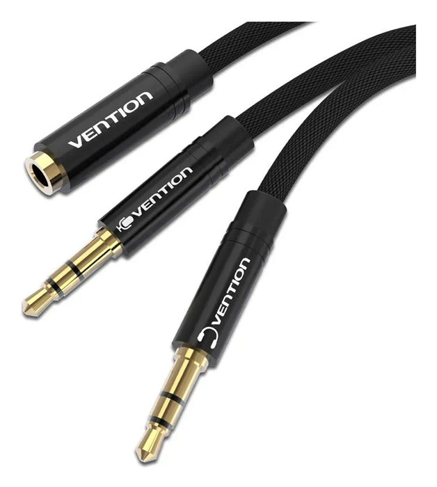 EAN 6922794734494 - Vention BBLBF cable de audio 1,5 m 3,5mm Negro imagen 1