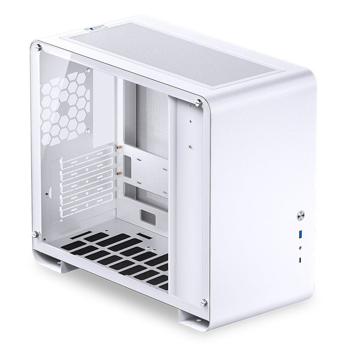 Jonsbo U4 Mini Micro-Atx-Gehäuse, Temperojo Glass - Blanco