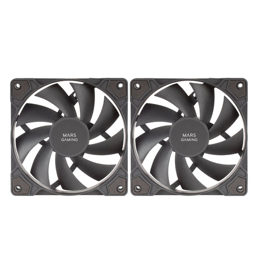 EAN 8435693102762 - Mars Gaming MFPROX2 sistema de refrigeración para ordenador Carcasa del ordenador Ventilador 12 cm 2 piez imagen 2