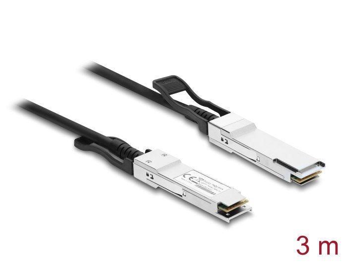 Delock Twinax Cable Qsfp+ Conector Macho A Qsfp+ Conector Macho 40 Gbps 3 M