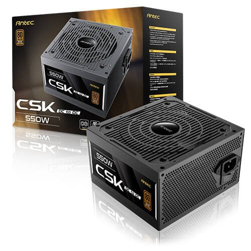 Antec Netzteil Csk 550 Dc Ec 80+B 550w Retail
