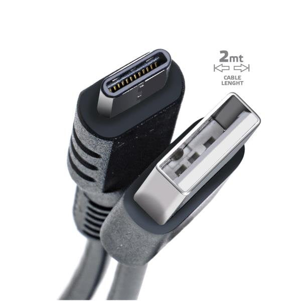 EAN 8021735731092 - Celly USB-C2M cable USB 2 m USB A USB C Negro imagen 2