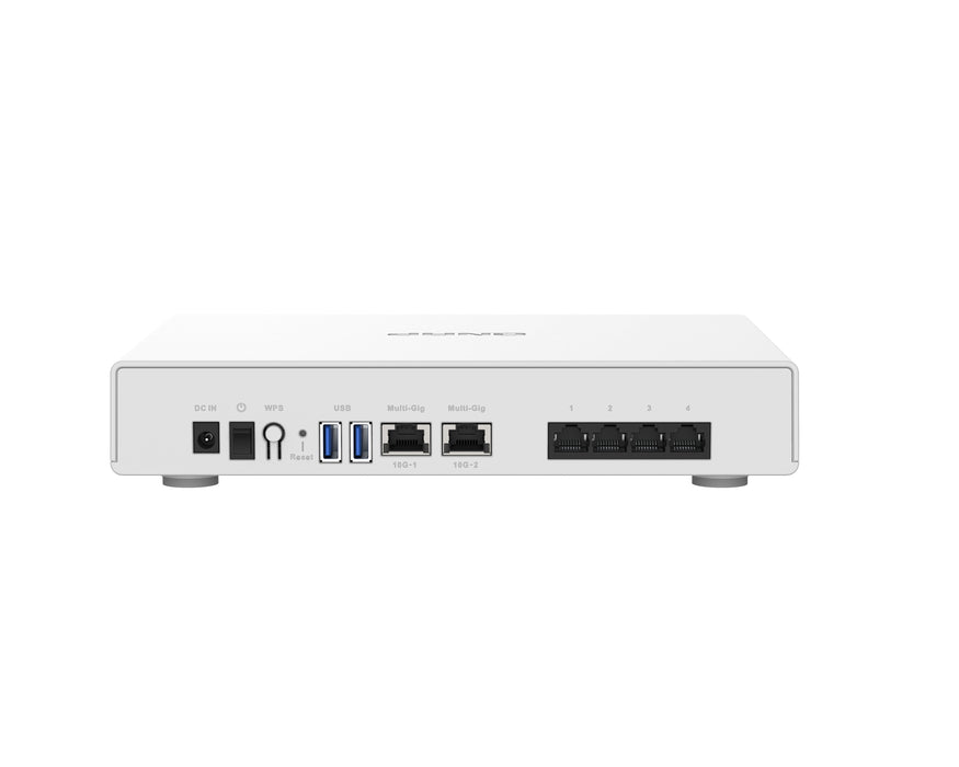 EAN 0885022019861 - QNAP QHora-301W router inalámbrico 10 Gigabit Ethernet Doble banda (2,4 GHz / 5 GHz) Blanco imagen 3