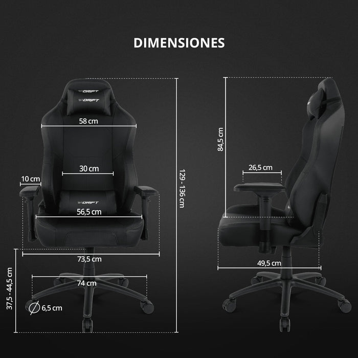Silla Gaming Drift Dr250xxl Negro