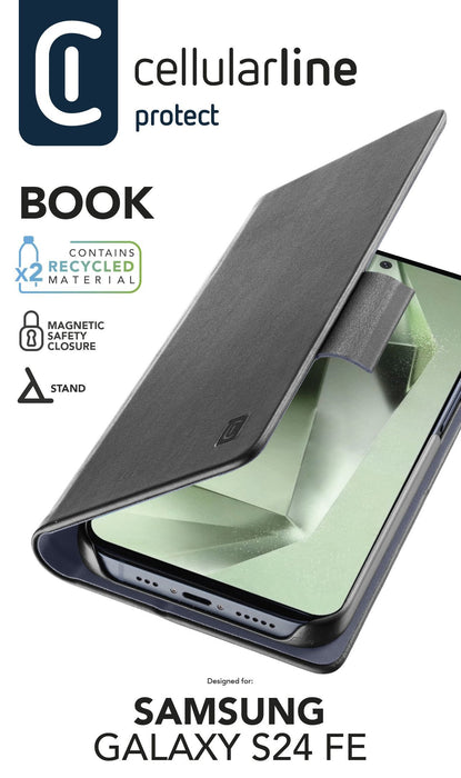 EAN 8018080487941 - Cellularline 8018080487941 funda para teléfono móvil 17 cm (6.7") Folio Negro imagen 2