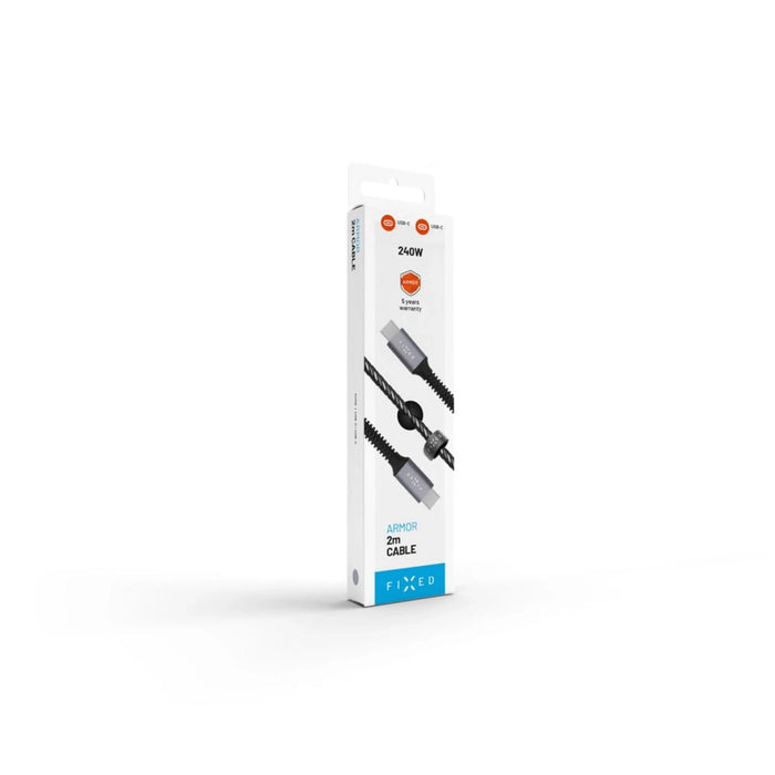 EAN 8591680161164 - FIXED FIXDA-CC2-GR cable USB USB 2.0 2 m USB C 4,8 Gbit/s 240 W Gris imagen 9
