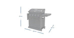 EAN 3138522119638 - Campingaz 4 Series Classic 4 Series Onyx S 37386 Parrilla Carro Gas Negro 15,9 W imagen 7