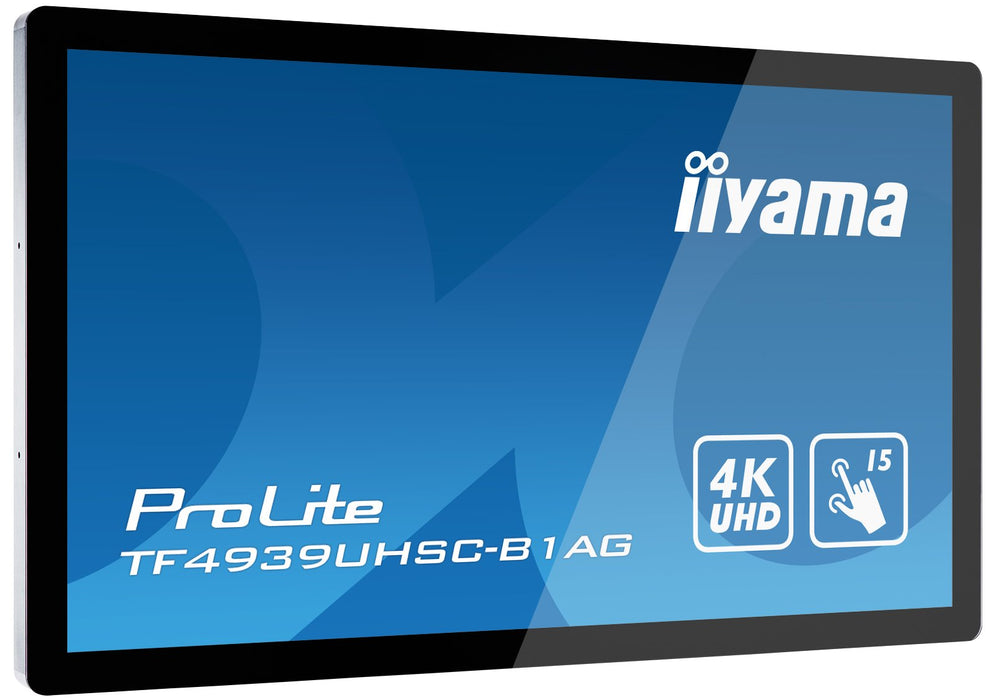Monitor Iiyama 49 Tf4939uhsc-B1ag Touch  8ms,24/7,Dvi,Hdmi,Vga,Sp,Usb