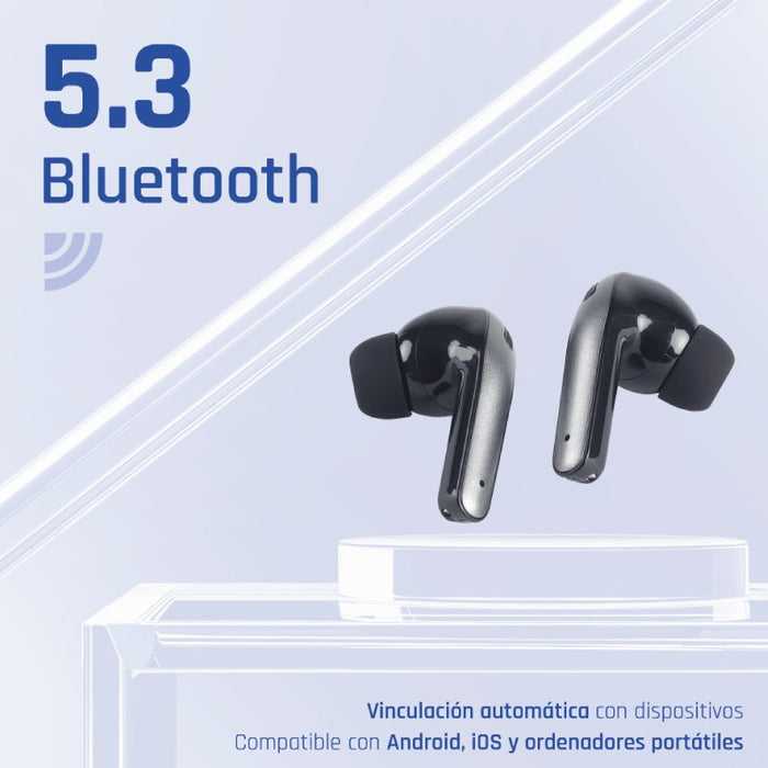 EAN 8435364319345 - iggual True Sound True Wireless Stereo (TWS) Dentro de oído Llamadas/Música Negro imagen 9