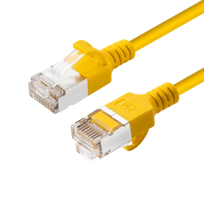 EAN 5715063027769 - Microconnect V-FTP6A075Y-SLIM cable de red Amarillo 7,5 m Cat6a U/FTP (STP) imagen 1