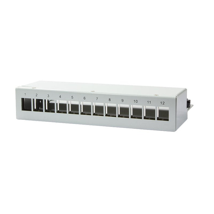 Logilink Keystone Panel Desktop Surface Mount For 12 Keystone Modules