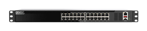EAN 4711103085363 - QNAP QSW-M3224-24T switch Gestionado L3 10G Ethernet (100/1000/10000) 1U Negro, Plata imagen 2