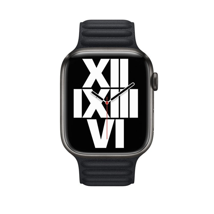 Watch Band Leather Link 45mm - Midnight - S M