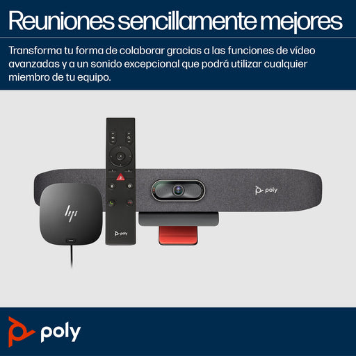 EAN 0197961119213 - HP Poly Studio R30 USB Video Bar No Radio GSA/TAA Gris 3840 x 2160 Pixeles imagen 2