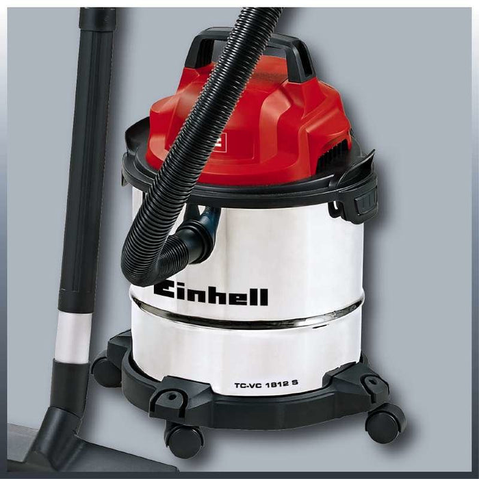 EAN 4006825603057 - Einhell TC-VC 1812 S 12 L Aspiradora cilíndrica Seca y húmeda 1250 W imagen 4