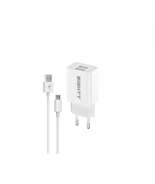 EAN 8425402168448 - Eightt ECW-M cargador de dispositivo móvil Universal Blanco Corriente alterna Interior imagen 1