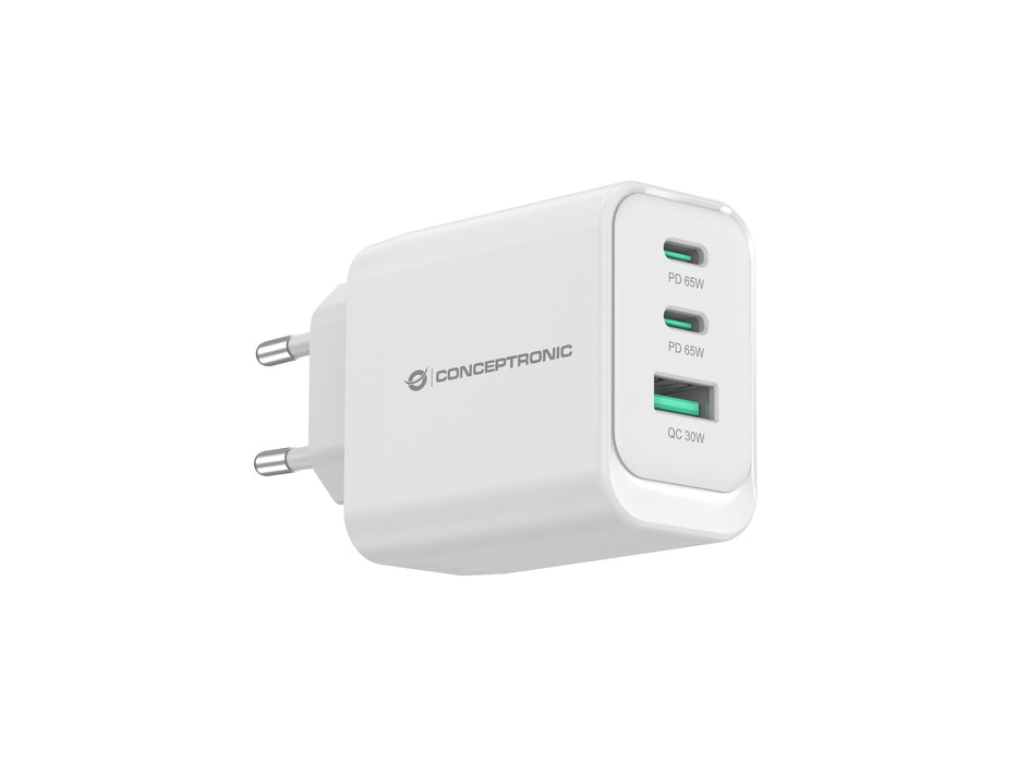 EAN 4015867240724 - Conceptronic ALTHEA21W65 cargador de dispositivo móvil Universal Blanco Corriente alterna Carga rápida In imagen 2