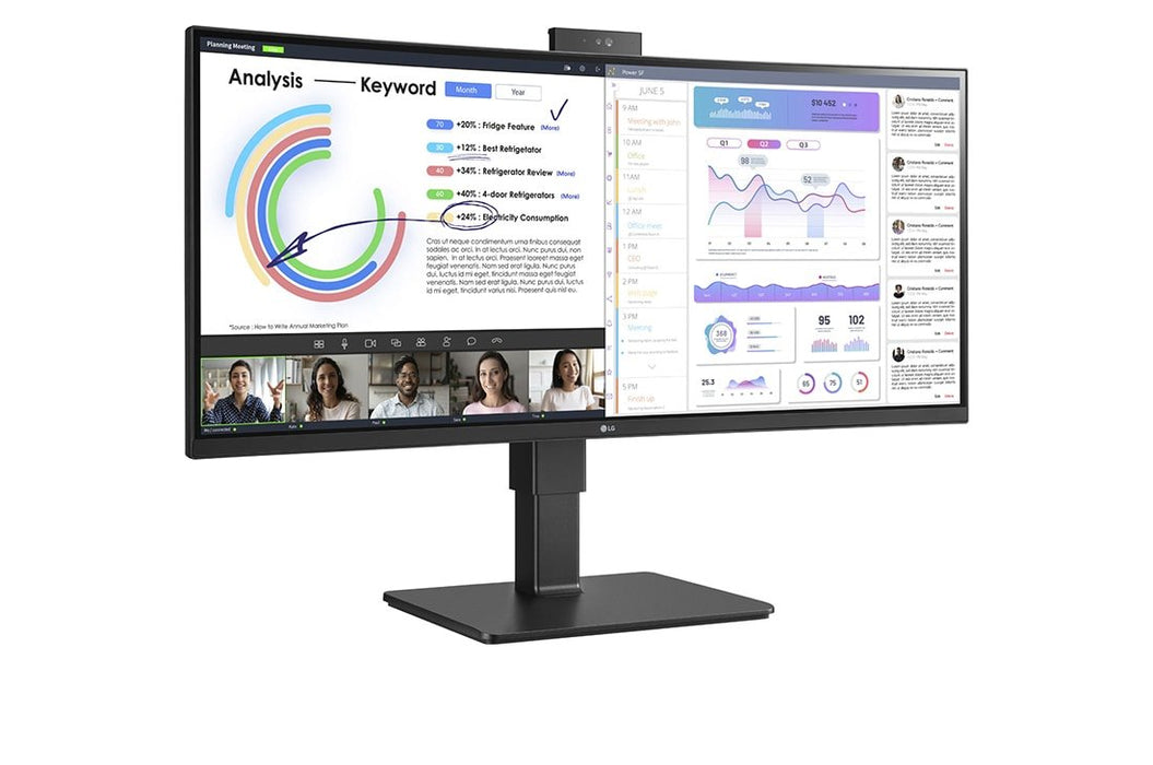 EAN 0195174045374 - LG 34BQ77QC-B pantalla para PC 86,4 cm (34") 3440 x 1440 Pixeles UltraWide Dual Quad HD LCD Negro imagen 5