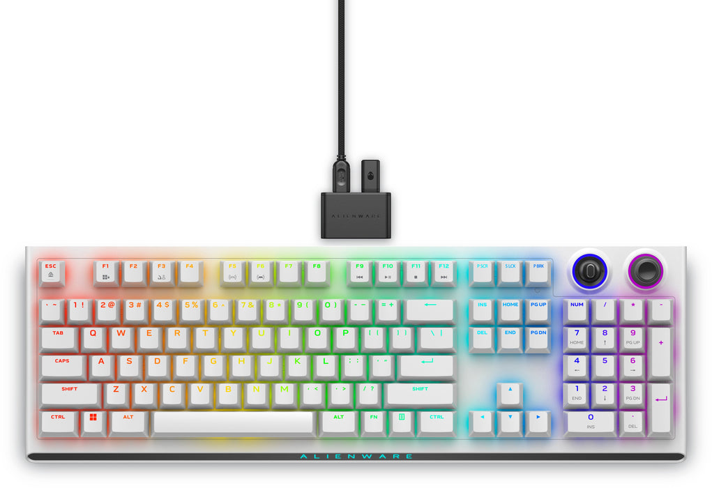 EAN 0884116448686 - Alienware Tri-Mode AW920K teclado Juego USB + RF Wireless + Bluetooth Blanco imagen 1