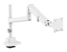 EAN 4016032505945 - Digitus DA-90476 soporte para monitor 144,8 cm (57") Escritorio Blanco imagen 1
