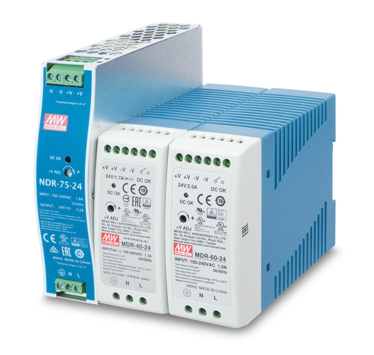 EAN 4711605283304 - PLANET PWR-60-24 unidad de fuente de alimentación 60 W Azul, Blanco imagen 1