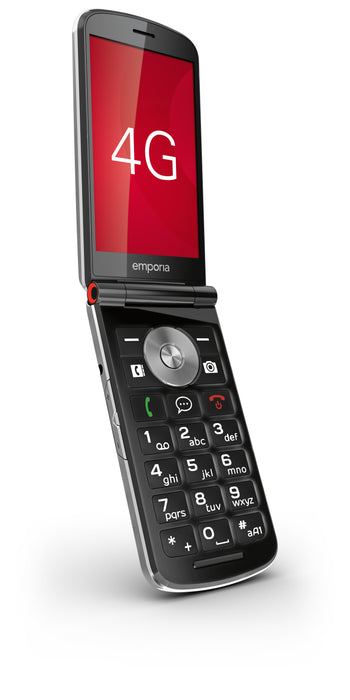 EAN 9005613168780 - Emporia emporiaTOUCHsmart.3 8,81 cm (3.47") 150 g Negro Teléfono para personas mayores imagen 9