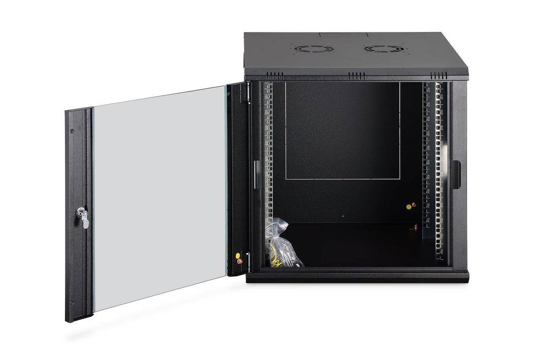 EAN 4016032257820 - Digitus DN-19 12U-6/6-EC-SW armario rack Bastidor de pared Negro imagen 6