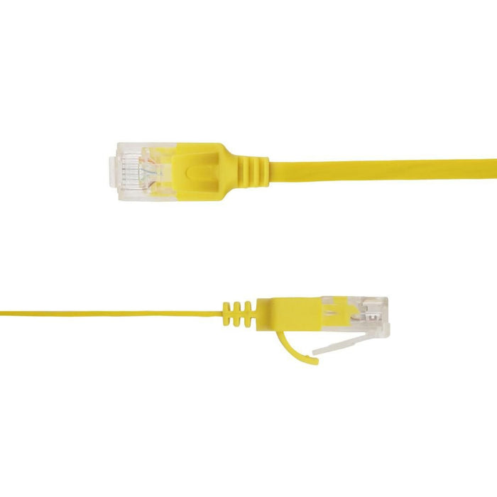EAN 7072662028732 - LinkIT UTP-FL6A-00200-GL cable de red Amarillo 2 m Cat6a U/UTP (UTP) imagen 2