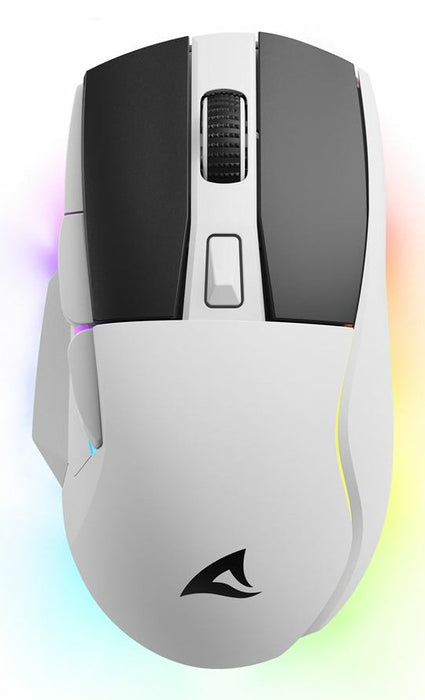 EAN 4044951040247 - Sharkoon SGM50W ratón Juego mano derecha RF Wireless + USB Type-A Óptico 6400 DPI imagen 1