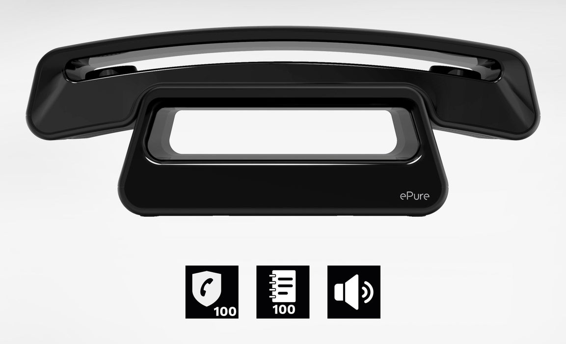 EAN 3700601428155 - Alcatel ePure#3 Iconic Teléfono DECT Identificador de llamadas Negro imagen 1