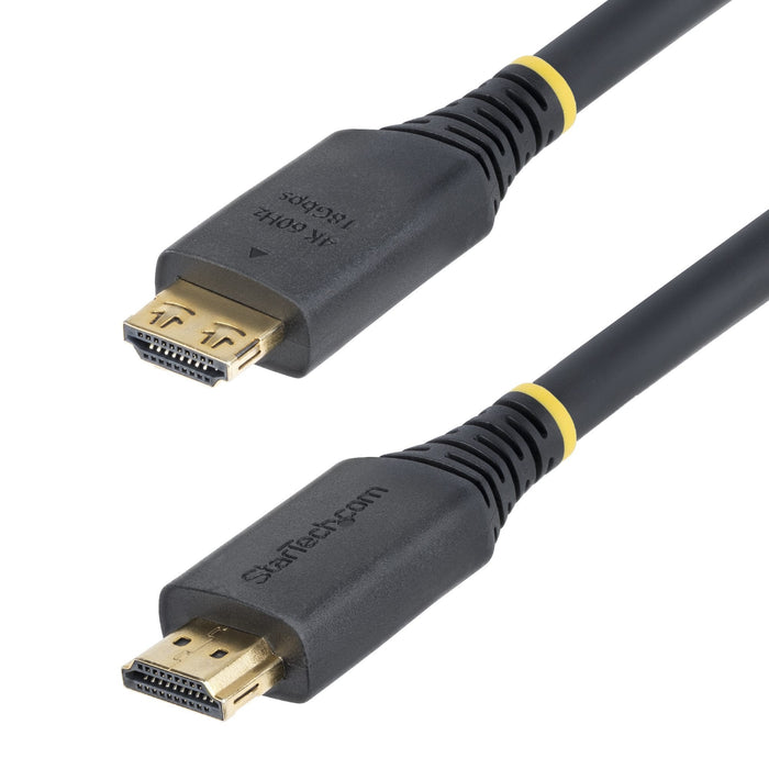 Cable Startech.Com High Speed Hdmi Hdmi Macho A Hdmi Macho 7 M Blindado Negro Sin Halógenos Pasivo Admite 4k60hz Soporte 1440p (Uwqhd) A 144hz 1080p Hasta 240hz