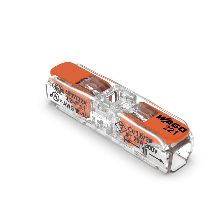 Wago Serie 221 - Durchgangsverbinder -2*4mm (60stück)